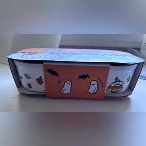 Peanuts Snoopy Fall Autumn Set of 2 Ramekin Cups Bowls